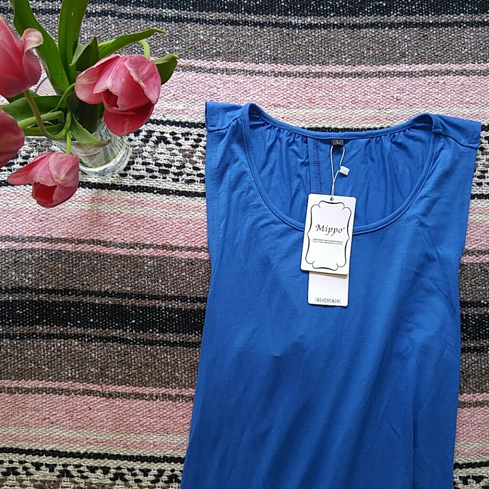 Extra long tank top